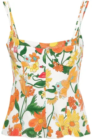 Stella McCartney Floral-print peplum top
