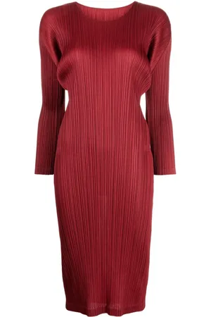 Pleats Please Issey Miyake August Pleated Dress - Farfetch