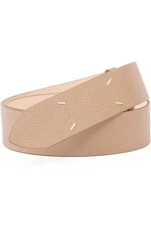 Maison Margiela Four-stitch leather belt
