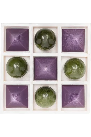 Jonathan Adler Mustique acrylic tic-tac-toe set