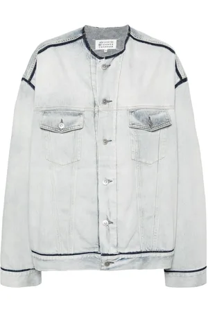Maison Margiela Contrasting border denim jacket