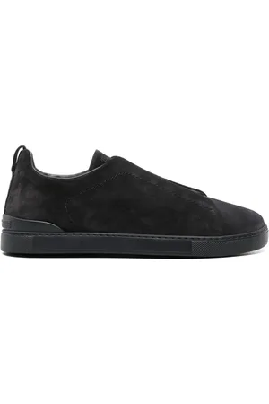Ermenegildo Zegna Triple Stitch suede sneakers