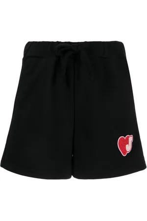 JOSHUA SANDERS Logo-appliqu?? drawstring shorts