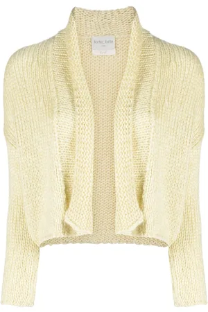 FORTE FORTE Chunky-knit cropped cardigan