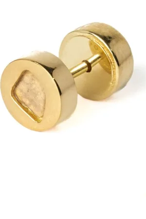 DA18K+DIA single stud earring