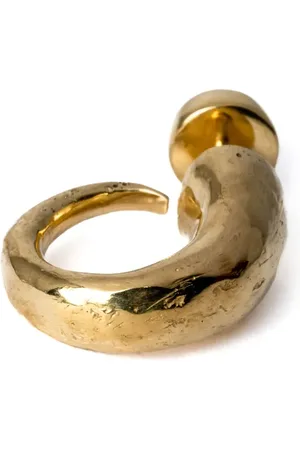 PARTS OF FOUR Little Horn -plated pendant earring