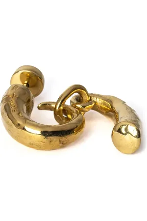 PARTS OF FOUR Little Horn -plated pendant earring