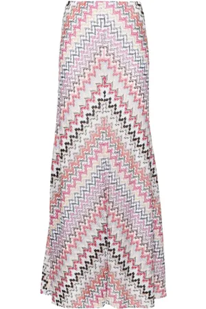 Missoni Zigzag-woven long-length skirt
