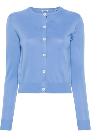 Aspesi Crew-neck knitted cardigan