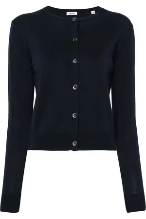 Aspesi Crew-neck fine-knit cardigan
