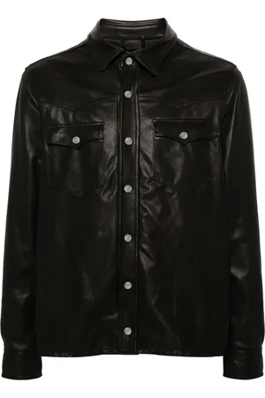 GIORGIO BRATO Leather shirt jacket