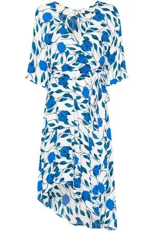 Diane von Furstenberg Crepe mini wrap dress
