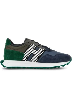 Hogan H601 panelled suede sneakers