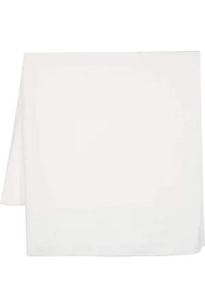 Elisabetta Franchi Logo-jacquard frayed scarf