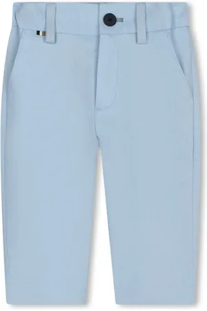 HUGO BOSS Mid-rise straight-leg trousers