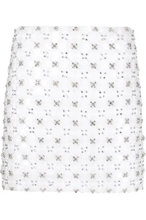 P.A.R.O.S.H. Sequined A-line miniskirt