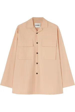Jil Sander Logo-tag cotton shirt
