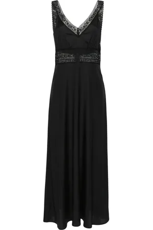 P.A.R.O.S.H. Lace-trim silk maxi dress