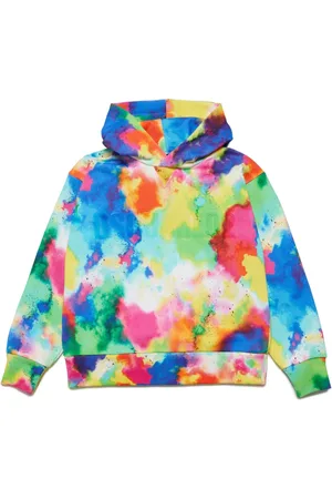 Dsquared2 Tie-dye cotton hoodie