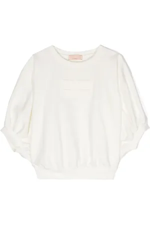 Elisabetta Franchi Raised-logo cotton sweatshirt