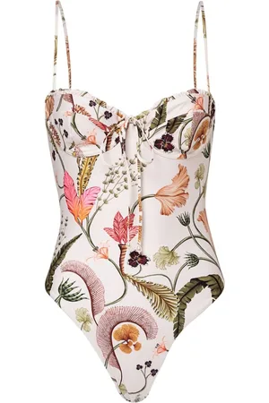 Agua by Agua Bendita Ébano Habitat floral-print swimsuit