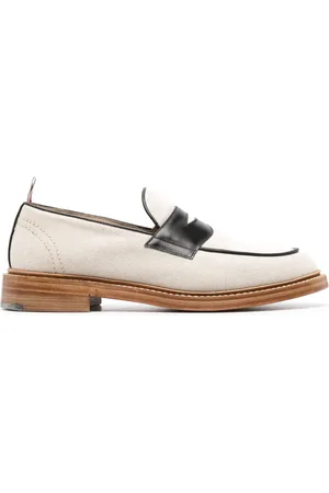 Thom Browne Colour-block penny loafers