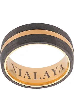 Nialaya Paneled curved ring