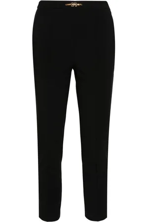 Elisabetta Franchi Horsebit-detail straight-leg trousers