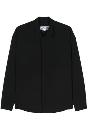 SUNNEI Logo-tag knitted shirt