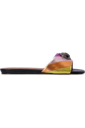 Kurt Geiger Kesington leather slides