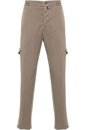 Kiton Drawstring tapered-leg trousers