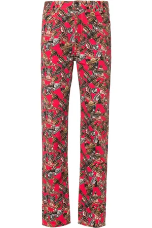 Vivienne Westwood W Harris low-rise straight-leg jeans