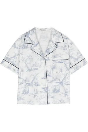 PHILOSOPHY DI LORENZO SERAFINI Embroidered logo cotton shirt