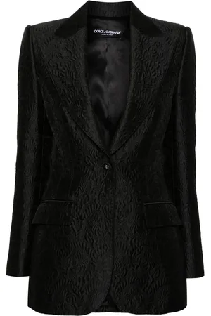 Dolce & Gabbana Floral-jacquard blazer