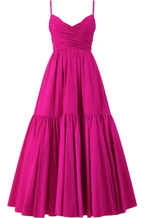Giambattista Valli Gathered-detail flared maxi dress