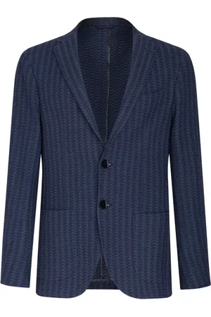 Etro Striped cotton blazer