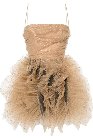 MARIA LUCIA HOHAN Kira ruffled tulle mini dress