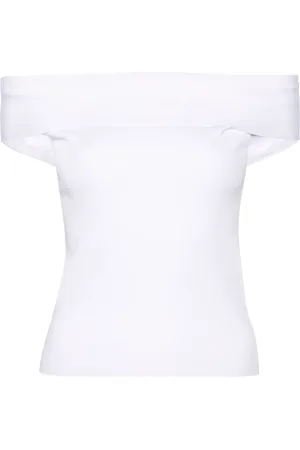 Fabiana Filippi Off-shoulder fine-ribbed top