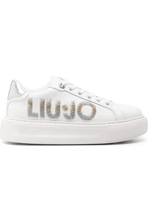 Liu Jo Kylie sequined-logo sneakers