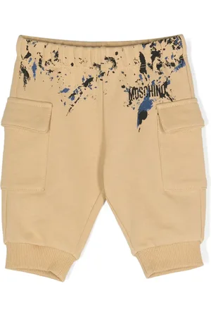 Moschino Paint-splatter track pants