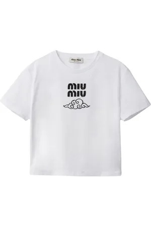 Miu Miu logo-embroidered Striped Boxer Shorts - Farfetch