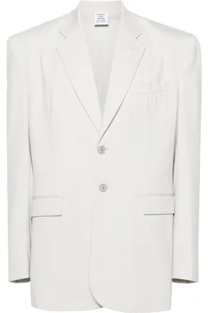 Vetements Single-breasted cotton blazer