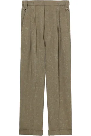 Nanushka Biba slim-cut tweed trousers