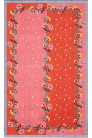 LISA CORTI Floral-print cotton table cloth