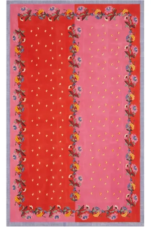 LISA CORTI Floral-print cotton table cloth