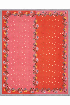 LISA CORTI Floral-print cotton table cloth