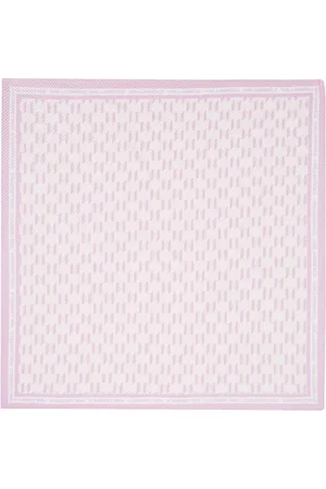 Karl Lagerfeld K/Monogram pleated scarf