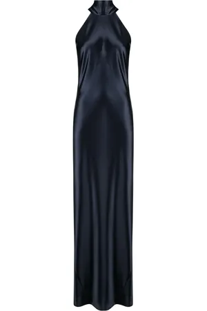 GALVAN Sienna halterneck maxi dress