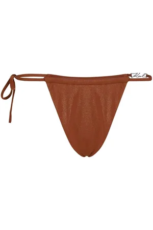 Karl Lagerfeld Signature string bikini bottoms