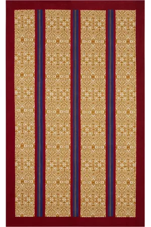 LISA CORTI Abstract-print striped table cloth